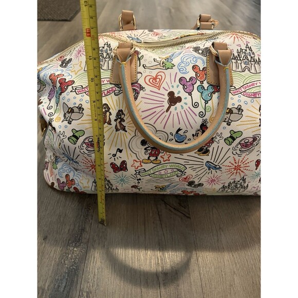 Authentic Disney Parks Dooney & Bourke Sketch Weekender Tote Duffle Bag Luggage - Picture 11 of 11